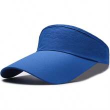 1pc Unisex Summer Open Top Hat, Outdoor UV Protection Sun Hat, Quick Dry Polyester, Fashion Fitness Training Running Sports Baseball Cap