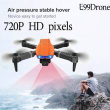 New E99 K3 Remote Control Drone With 720P Camera, Optical Flow Hover, Multi-Battery Options, Foldable Remote Control Quadcopter With Altitude Control, Holiday Gift, Affordable Indoor And Outdoor Drone For Christmas, Halloween - Orange - View 12