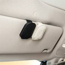 Pinza para sujetar gafas de sol en el coche, organizador magnético multifunción para gafas de sol para parasol de vehículo