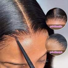 bling hair Wear And Go Glueless Human Hair Wigs Pre Plucked Pre Cut Lace Front Wigs Without Glue Wavy Lace Front Wig For Women Human Hair Glueless Wigs With Natural Hairline Glueless Human Hair Wigs Pre Plucked Pre Cut Wavy Lace Closure Human Hair Wig 180 Density 6x4 5x5 9x6 Lace Pre Cut Wigs 360 Lace Front Wigs Human Hair 28 Inch 360 Full Lace Frontal Glueless Wigs Human Hair Pre Plucked Wig For Women 14-32 Inch 13x4 13X6 Lace Front Wigs Human Hair 180 Density Body Wave Lace Front Wigs Pre Plucked Brazilian 13x6 Lace Frontal Wigs Glueless Wigs Human Hair Wig For Women Wig Halloween Christmas New Year - 黑色 - 查看 7