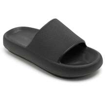 Slippers With Arched Insole And Thickened Soles - Black - View 2