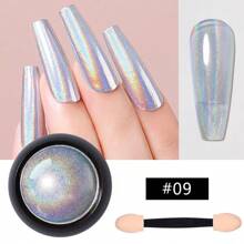 镜面粉 - 激光全息香槟金、奢华金、超光泽金属美甲粉 - 彩色 - 查看 21