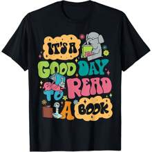 Cute Book Lover Funny Reading Book Bookish Groovy Book Day T-Shirt