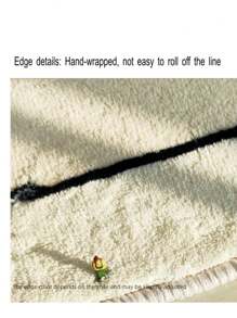 1pc Super Soft Faux Wool Rug, Floral Pattern Bedside Decor Carpet, Soft & Comfortable, Bedroom Plush Rug, Home Decor Rug, Washable, Holiday Decor Rug - Multicolor - View 8