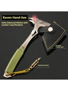 2025 New APXE Hero, Family Heirloom, Raven's Bite Axe Model Decor, Studded With Rhinestones In Leather Case/Pendant Version, Birthday Gift, Easter Gift, Holiday Gift Model