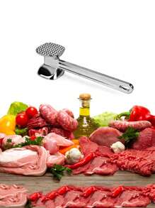 1 pieza/Pequeño/Mediano/Grande Ablandador de carne para el hogar de aleación de aluminio, martillo para bistec de doble cara, mazo de carne sólido, herramienta de cocina