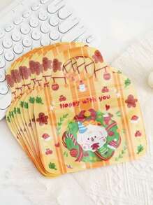 复活节兔子卡通手提珠宝袋 - 适合女孩和儿童的可爱防水拉链袋，便携式复活节礼物收纳袋（可爱的兔子设计） - 手提包裝袋 - 查看 19