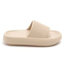 Slippers With Arched Insole And Thickened Soles - Beige - View 2