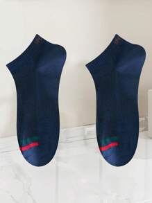 1 Pair Men's Simple Versatile Breathable Moisture Wicking Ankle Socks For Spring And Summer, Suitable For Pants, Business Shoes, Sneakers, Soft And Breathable, Sports Socks, Casual Socks, Household Socks - Multicolor - View 15