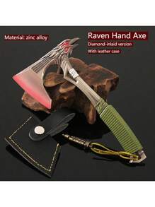 2025 New APXE Hero, Family Heirloom, Raven's Bite Axe Model Decor, Studded With Rhinestones In Leather Case/Pendant Version, Birthday Gift, Easter Gift, Holiday Gift Model