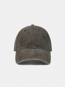 1pc Unisex Retro Solid Color Vintage Baseball Cap, Simple & Versatile, Suitable For Students, Outdoor Sports, Leisure Travel, Spring/Summer