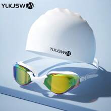 YLKJSWIM Unisex Swimming Goggles, Anti-Fog & Leak-Proof, Maximum Comfort Adjustable Dual Strap, Mirrored/Non-Mirrored Lens Swimming Goggles Pool Accessories, Beach Essentials, Beach Accessories, Pool Float