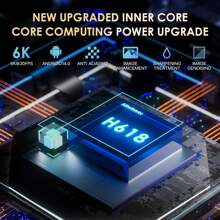 MXQ HONGTOP Android Mini TV Stick Android 14 Quad Core Support 4K 6K HD TV Box H.265 2.4G5G Wifi BT5.0 Streaming Smart Set Top Box - Black - View 4