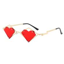 Gafas unisex con montura con forma de corazón 848
