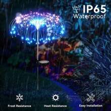 2-4X Solar Firework Lights 120/150 LED Sparkle Pathway Lawn Decor Outdoor Garden