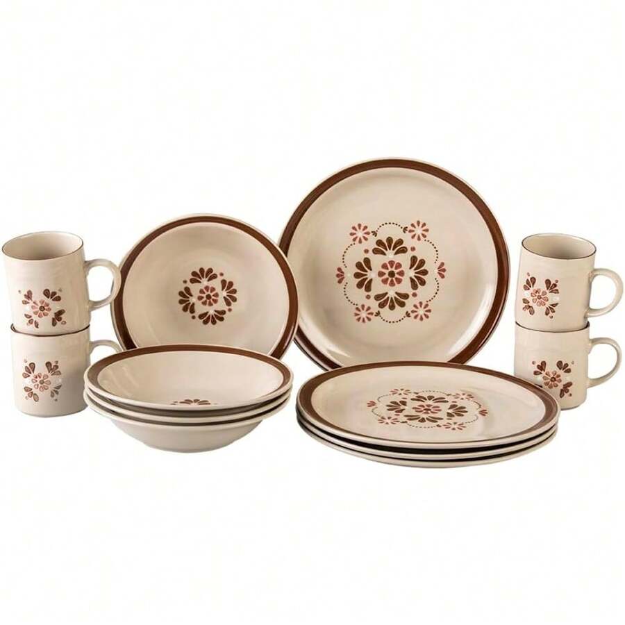 Santa Anita Vajilla de Porcelana Viva México 12 piezas para 4 personas - 1 - Ver 1