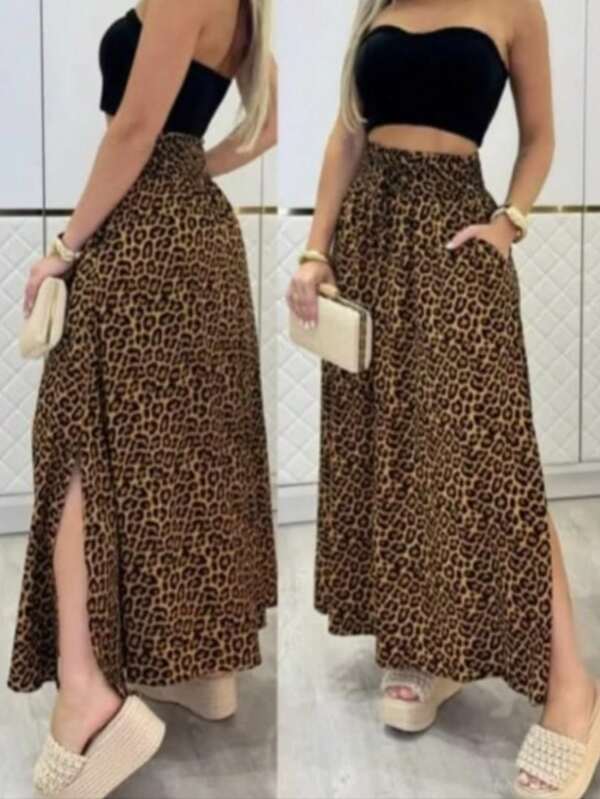 SAIA ONÇA LONGA COM BOLSO