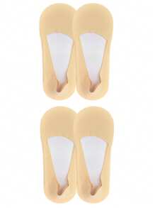 1/2/4 Pairs Of Women's Socks, Ultra-Thin Invisible Non-Slip Boat Socks, Comfortable And Soft High-Elastic Ankle Socks In Summer, Novel And Interesting Solid Color Socks, Fashionable White Socks, Suitable For Daily Travel And Party Use Boat Socks, Casual Holiday Gifts For Mother's Day, Easter, Spring And Summer, Wedding Anniversary Whimsical Gothic Style Four Seasons Gifts, Black Socks, White Socks