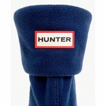HUNTER Fleece Short - Boot Sock - Navy Blue - View 3