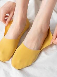 1/2/4 Pairs Of Women's Socks, Ultra-Thin Invisible Non-Slip Boat Socks, Comfortable And Soft High-Elastic Ankle Socks In Summer, Novel And Interesting Solid Color Socks, Fashionable White Socks, Suitable For Daily Travel And Party Use Boat Socks, Casual Holiday Gifts For Mother's Day, Easter, Spring And Summer, Wedding Anniversary Whimsical Gothic Style Four Seasons Gifts, Black Socks, White Socks