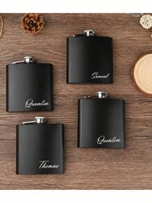 Regalo personalizado de jarra de vino para hombres, regalo para despedida de soltero, regalo para el novio, regalo para el padrino, regalo para el padre, regalo de boda para el novio, regalo para el novio. Jarra de vino personalizada mate negra de 6 onzas para amigos, hijo, hija, cocina, comedor, baño, sala de estar, dormitorio, escuela, oficina, salón de té, hogar, jardín, regalo para el padre - Negro - Ver 9