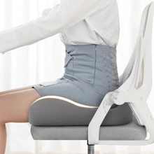 1pc Ergonomic Seat Cushion Chair Car Seat Pad Office Butt Long-Sitting Cushion Student Seat Pad - Multicolor - View 5