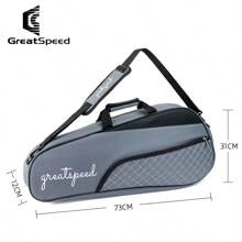 GreatSpeed 2025 New GREATSPEED Tennis Bag Badminton Raquet Sports Bag One Shoulder Pack Men Women Racket Bags Capacity 3 Rackets Backpack Tennis Bag Padel Bag