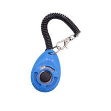 新款宠物训练响片，配有彩色响片训练套件，适用于狗和猫，柔软橡胶腕带设计，佩戴灵活舒适，按钮操作不会在动物训练期间使手部疲劳