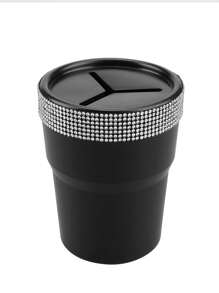 Fashionable Minimalist Crystal Car Cup Holder - Multifunctional Storage Cup, Anti-Slip Design, Convenient For Storing Coins, Practical And Handy - one-size - View 13