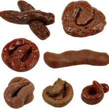 1/2/5/10/12PCS Fake Poop Fake Dog Poop Toy Realistic Fake Turd Adult Gags And Practical Joke Toys Fake Poo For April Fools' Day Prank Party Supplies, Birthday Party Favour, Gift Bag Filler, Pinata Filler, Random Styles And Colours