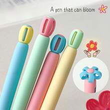 2支/4支/8支套装可爱花朵盛开中性笔（4支装） - 2支 - 查看 3