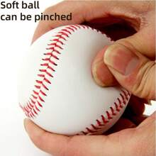 Custom 1/2/3pcs Personalized Name Baseball, PU Material, Size 9 Soft Training Ball, Special Gift For Boyfriend, Husband, Son, Dad, Groom, Birthday, Wedding, Christmas Or Groomsmen Graduation