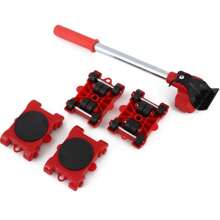 5pcs/Set Heavy Duty Furniture Mover Rollers Moving Tools