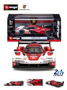Burago Bburago 1:43 Porsche 963 #5 24h LeMans 2023 Cameron, Christensen, Makowiecki Racing Model Car Modelo Presente de Natal