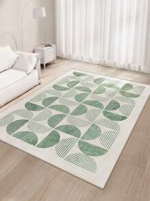 Dywan do wnętrz w stylu wiosenno-farmerskim z nadrukiem - antypoślizgowy, ultracienki, supermocny, dywan z nadrukiem - miętowy, odpowiedni do wystroju wnętrz w przedpokojach, sypialniach i salonach - rozmiar: 78,74*118,11 cali