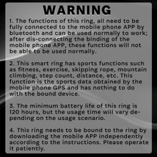 2025 Smart Ring Health Tracker With LED Display Screen - IP68 Waterproof, Bluetooth Fitness Tracker For IOS/Android, Monitors Heart Rate, SpO2, Sleep, Steps And Activity - 銀色 - 查看 10