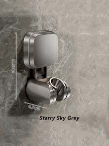1 Suction Cup Showerhead Holder, Household Non Perforated Showerhead Holder, Strong Rotatable Base, Not Easy To Fall Off, Quick Disassembly And Installation