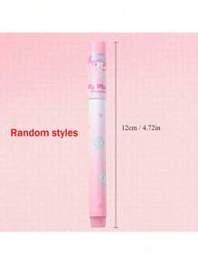 Sanrio Sanrio Hello Kitty Highlighter Pen Set Kawaii Kuromi Melody Cinnamoroll Art Fluorescent Markers Pens School Stationery
