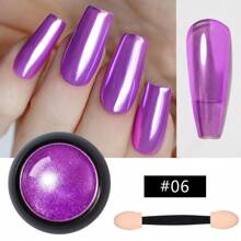 镜面粉 - 激光全息香槟金、奢华金、超光泽金属美甲粉 - 彩色 - 查看 13