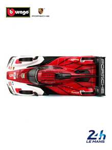 Burago Bburago 1:43 Porsche 963 #5 24h LeMans 2023 Cameron, Christensen, Makowiecki Racing Model Car Modelo Presente de Natal