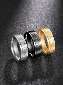 1 Pc Gorgeous Men's Stainless Steel Ring For Men Party Accessories Jewelry Gift