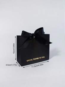 10pcs Mini Gift Boxes With Elegant "Special Thanks To You" Message, Perfect For Wedding Favors, Birthday Gifts, And Gratitude Presents, Available In Classic Black, Green, And White Colors, High-Quality Paper Material With Satin Ribbons For A Luxurious Touch, Ideal For Small Gift Wrapping And Thoughtful Packaging, For Mother's Day, Bridesmaid Gifts, Graduation Gifts, Birthday Gifts, Wedding Gifts, Birthday, Bride, Wedding