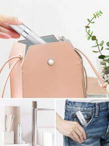 Brutelle 1 Pc Coffee Bean Spray Bottle Travel Perfume Spray Bottle Portable 10ml Rotating Bottle Sprayer For Home Office Travel Dormitory - Silver 10ML - View 2