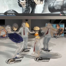 4pcs/Set Funny Anime Teenager Style Acrylic Standing Display Decoration Desk Decor Set - Multicolor - View 3