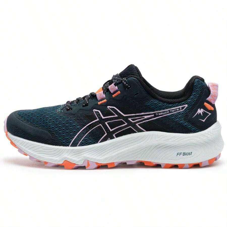 Asics Trabuco Terra 2 Laufschuhe, FFBLAST Mittelsohlen-Technologie, Stoßabsorption & leicht, Damen Wander- und Langstrecken-Laufschuhe 1012B427-300