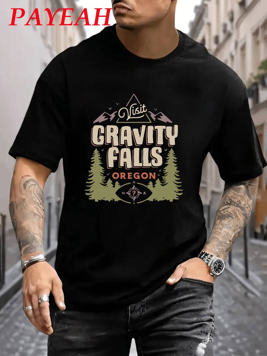 Men T-Shirts - Black - View 1