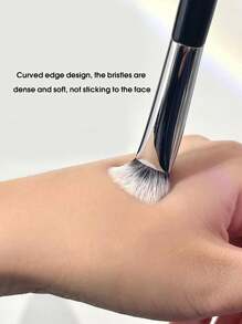 3/1 件黑色三角遮瑕刷，适用于痤疮、黑眼圈、泪沟、高光和细节修饰，圣诞礼物，初学者必备化妆刷，一款很棒的化妆用品 - 彩色 - 查看 5