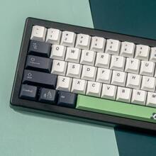 shsosk Teclas personalizadas con perfil OEM, con tema de panda, tinte sublimado en PBT y katakana translúcidos - Multicolor - Ver 3