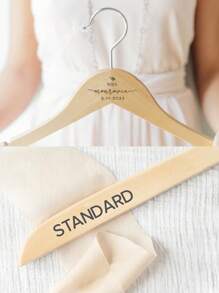 1pc Custom Wedding Hanger, Personalized Bride And Mr & Mrs Hanger, Engraved Stainless Dress Hanger For Bridesmaids, Bridal Shower Wedding Gift - Multicolor - View 39
