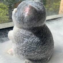 1 件逼真柔软丰满猫玩具，减压玩具，硅胶挤压慢回弹极具吸引力，颜色和款式随机 - 彩色 - 查看 5